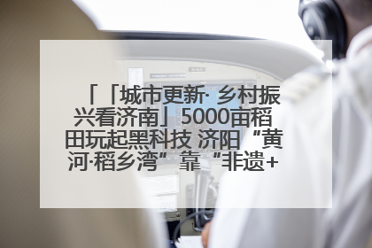 「城市更新· 乡村振兴看济南」5000亩稻田玩起黑科技 济阳“黄河·稻乡湾”靠“非遗+露营”火出圈