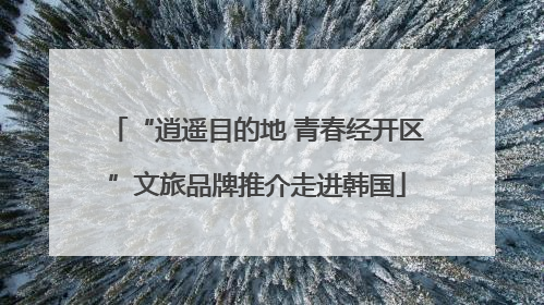“逍遥目的地 青春经开区”文旅品牌推介走进韩国