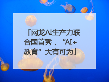 网龙AI生产力联合国首秀，“AI+教育”大有可为