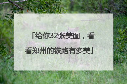 给你32张美图，看看郑州的铁路有多美