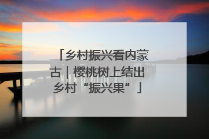 乡村振兴看内蒙古｜樱桃树上结出乡村“振兴果”