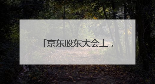 京东股东大会上，CEO称“今天用国补下了一单”