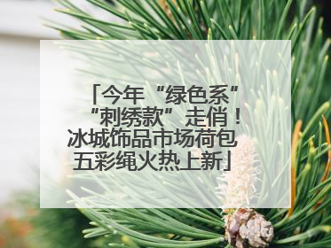 今年“绿色系”“刺绣款”走俏！冰城饰品市场荷包五彩绳火热上新