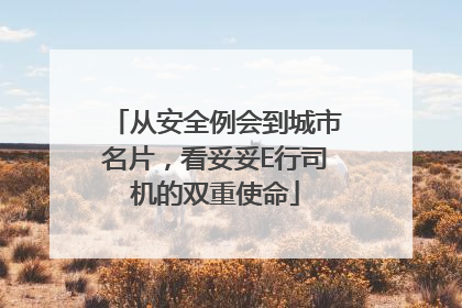 从安全例会到城市名片，看妥妥E行司机的双重使命