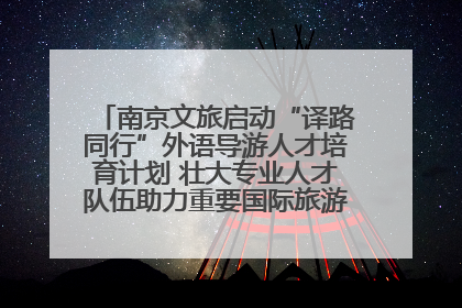 南京文旅启动“译路同行”外语导游人才培育计划 壮大专业人才队伍助力重要国际旅游目的地建设