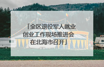 全区退役军人就业创业工作现场推进会在北海市召开