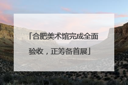 合肥美术馆完成全面验收，正筹备首展