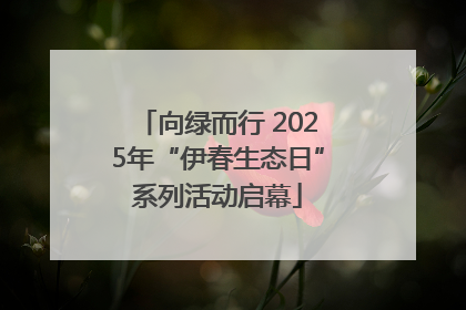 向绿而行 2025年“伊春生态日”系列活动启幕