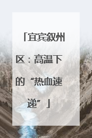 宜宾叙州区：高温下的“热血速递”