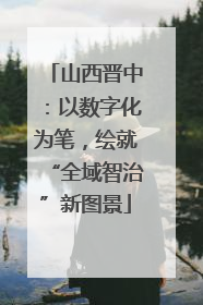 山西晋中：以数字化为笔，绘就“全域智治”新图景