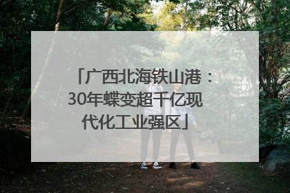 广西北海铁山港：30年蝶变超千亿现代化工业强区