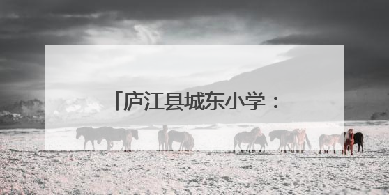 庐江县城东小学：春播秋实终有信 薪火相续再启征