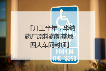 开工半年，华纳药厂原料药新基地四大车间封顶