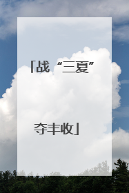 战“三夏” 夺丰收