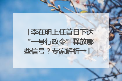 李在明上任首日下达“一号行政令”释放哪些信号？专家解析→