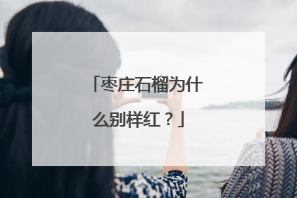 枣庄石榴为什么别样红？
