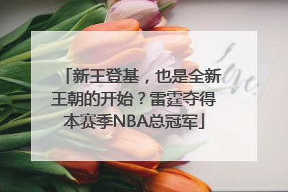 新王登基，也是全新王朝的开始？雷霆夺得本赛季NBA总冠军