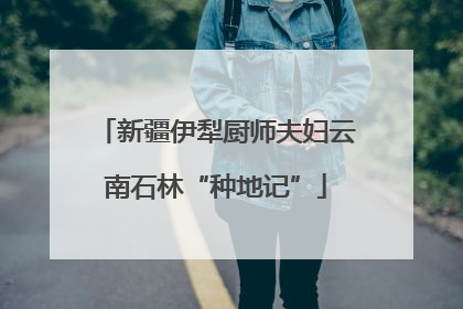 新疆伊犁厨师夫妇云南石林“种地记”