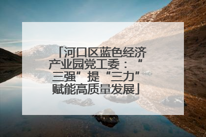 河口区蓝色经济产业园党工委：“三强”提“三力”赋能高质量发展