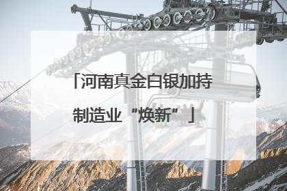 河南真金白银加持制造业“焕新”