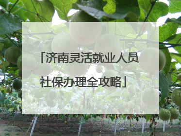 济南灵活就业人员社保办理全攻略