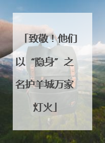 致敬！他们以“隐身”之名护羊城万家灯火