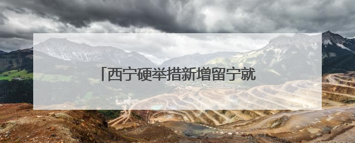 西宁硬举措新增留宁就业毕业生1800余人