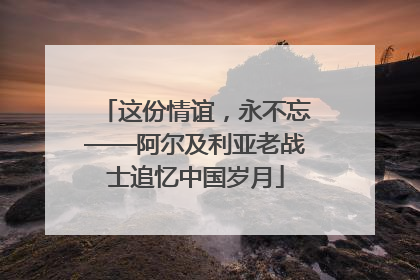 这份情谊，永不忘——阿尔及利亚老战士追忆中国岁月