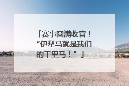 赛事圆满收官！“伊犁马就是我们的千里马！”