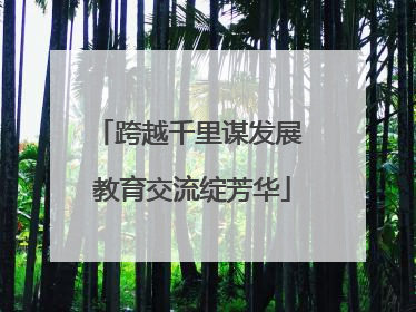跨越千里谋发展 教育交流绽芳华