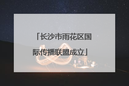 长沙市雨花区国际传播联盟成立