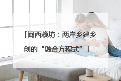 闽西赖坊：两岸乡建乡创的“融合方程式”