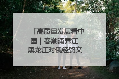 高质量发展看中国｜春潮涌界江 黑龙江对俄经贸文旅交流绿意盎然