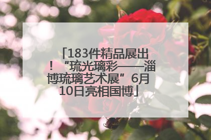 183件精品展出！“琉光璃彩——淄博琉璃艺术展”6月10日亮相国博