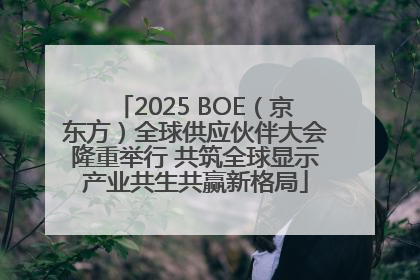 2025 BOE（京东方）全球供应伙伴大会隆重举行 共筑全球显示产业共生共赢新格局