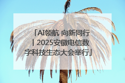 AI领航 向新同行丨2025安徽电信数字科技生态大会举行